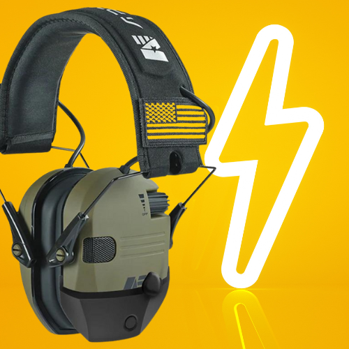  battery-powered hearing protection and earmuffs